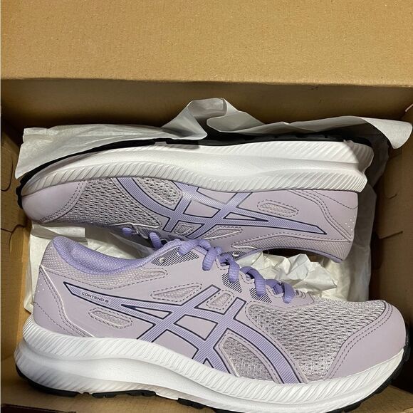 ASICS Kid's Contend 8 Purple Running Shoes - Picture 5 of 10